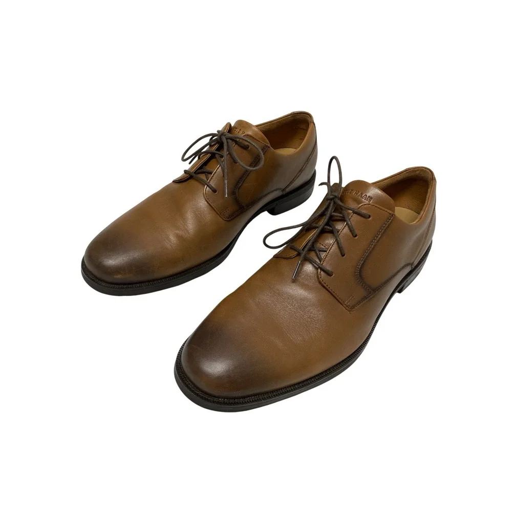 Cole‎ Haan Grand 360 Brown Leather Oxford Shoes Mens 13M Dress Casual